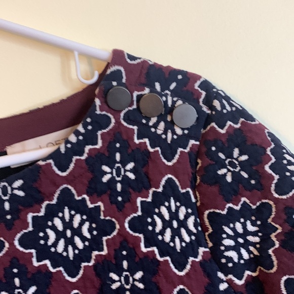 Very pretty print knee length dress - Picture 5 of 7